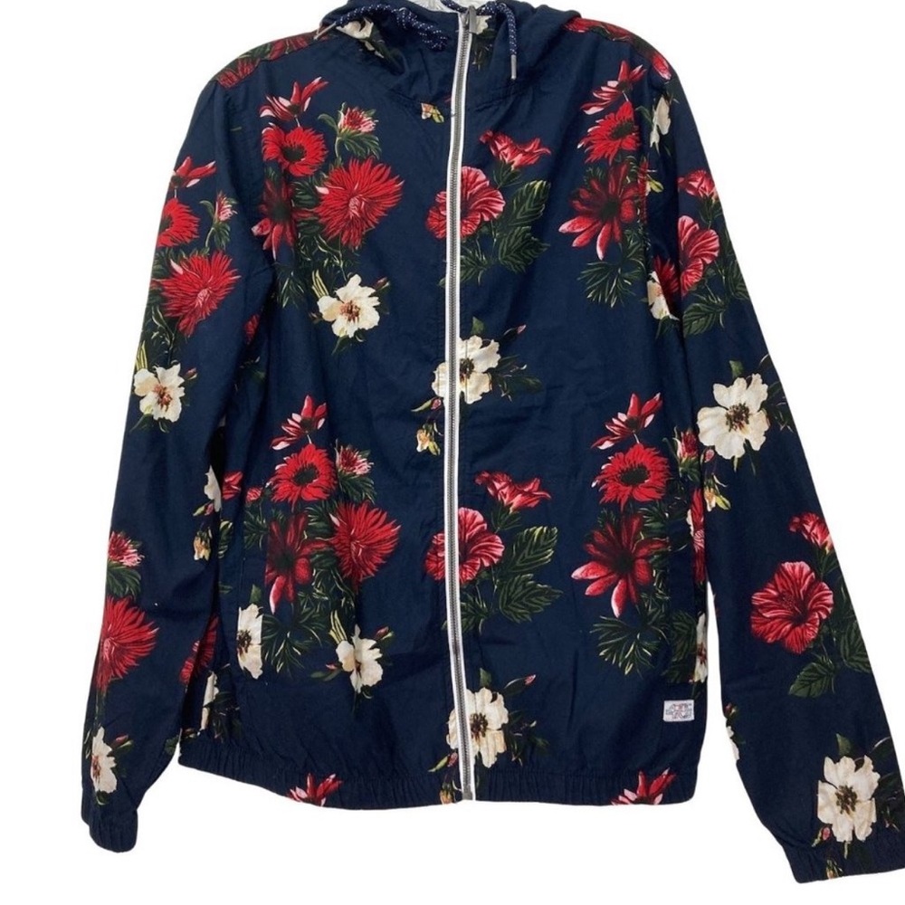 DENIM & FLOWER RICKY SINGH MEN’S FLORAL HOODED JACKET